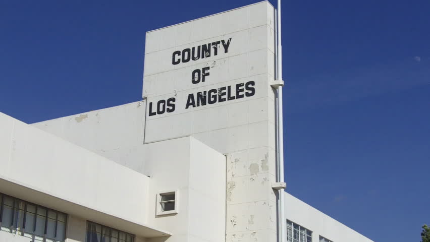 County Los Angeles Sign Stock Footage Video | Shutterstock