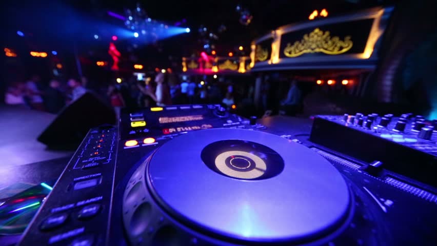 Dj Cd Player At Workplace In Stock Footage Video 100 Royalty Free 5676128 Shutterstock