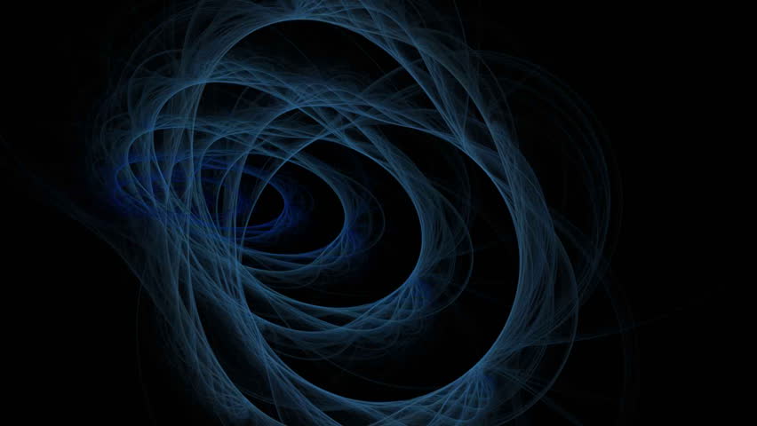 Dark Black Sci-fi Technology Swirl Shapes Motion Background. Video ...