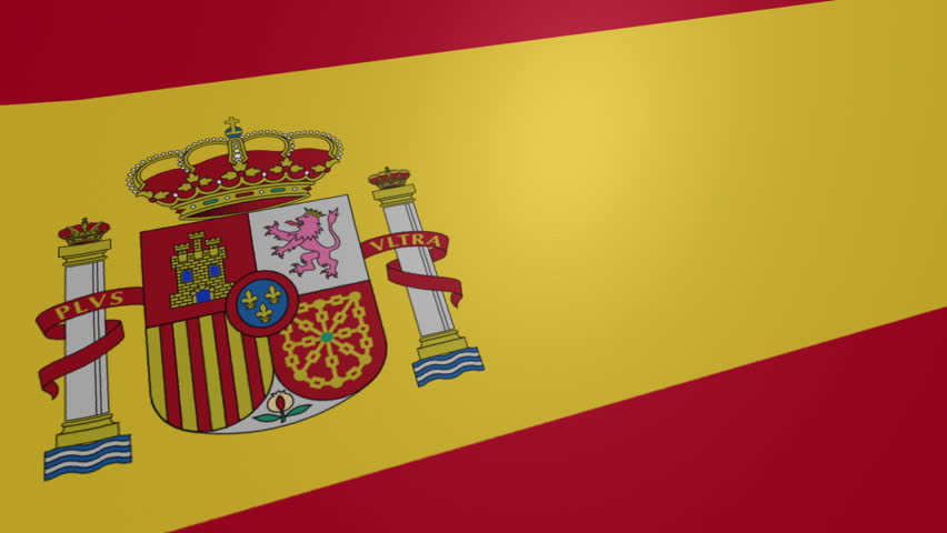 4k Flag Of Spain, Consists Of Three Horizontal Stripes: Red, Yellow And ...