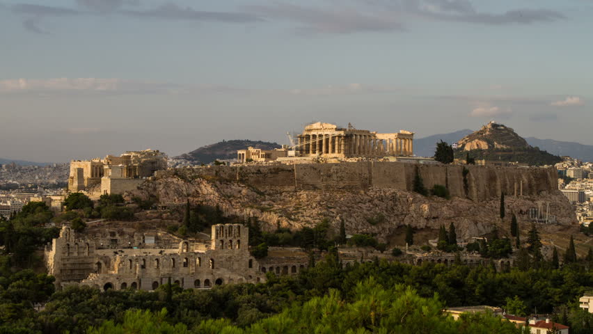 Full view of Athens from the Acropolis image - Free stock photo ...