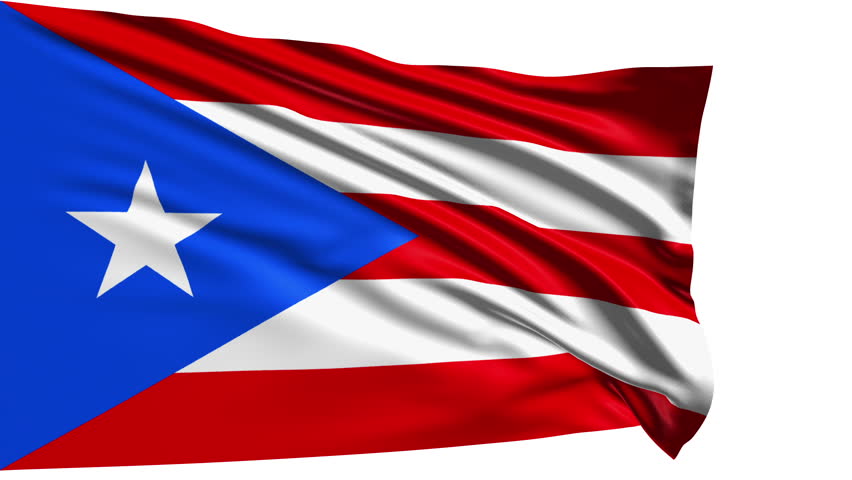 Flag Of Puerto Rico With Stock Footage Video 100 Royalty Free