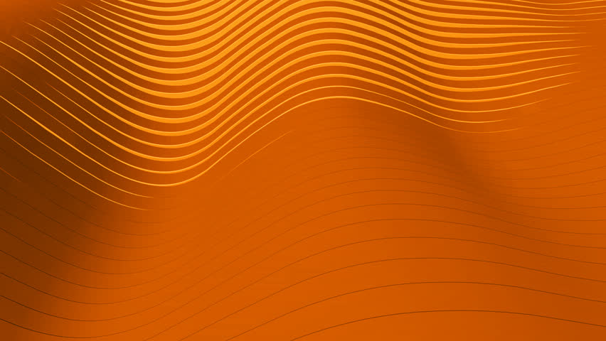 Beautiful Orange Background with Waves Stock Footage Video (100% ...