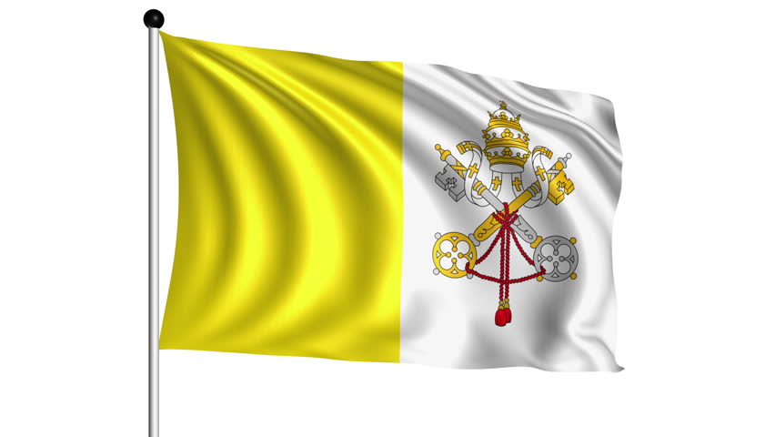 Vatican Flag Stock Footage Video | Shutterstock