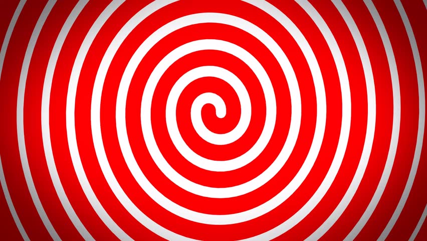 Red white swirl logo