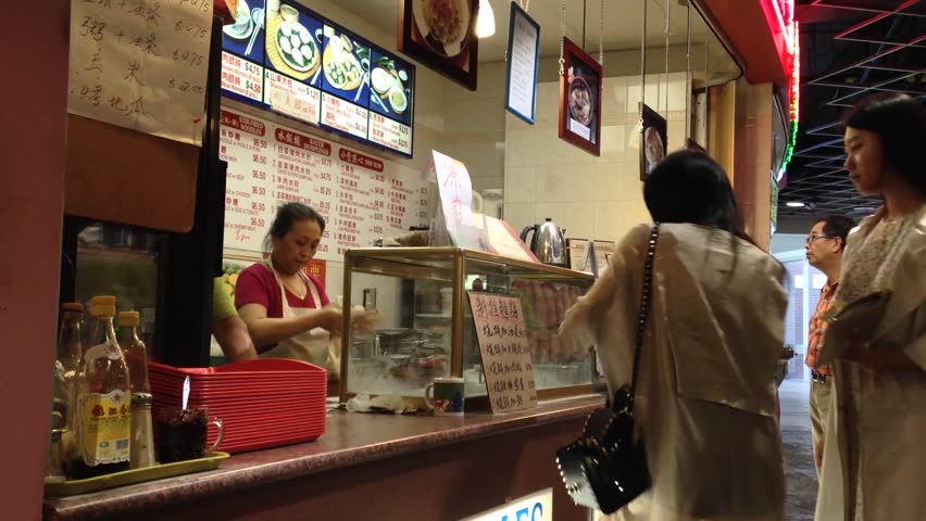 Coquitlam BC Canada June 14 2015 People Ordering Food And Paying   1 