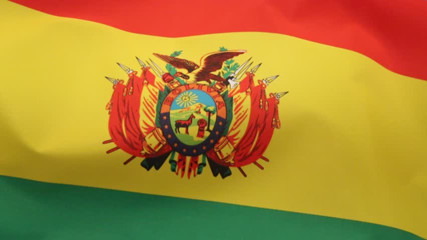 Bolivian Close Up Waving Flag - HD Loop Stock Footage Video 945259 ...