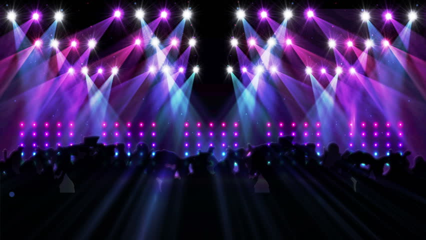 Digital Animation of Nightclub with Stock Footage Video (100% Royalty