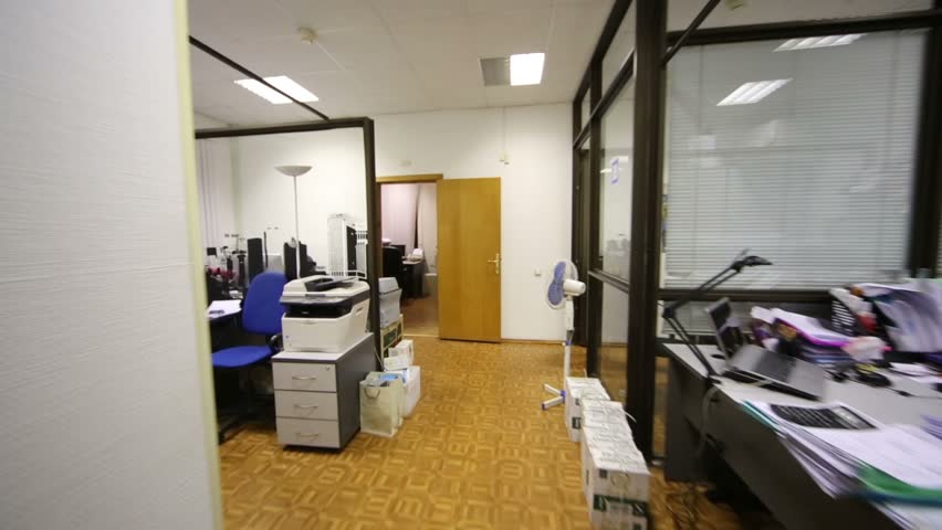 Modern Furniture Video working place in office, equipped with modern furniture and Modern Furniture Video working place in office, equipped with modern furniture and