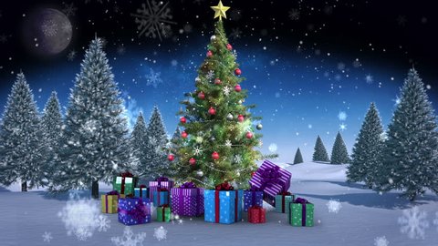 Digital Animation Merry Christmas Message Appearing Stock Footage Video  (100% Royalty-free) 7743058 | Shutterstock