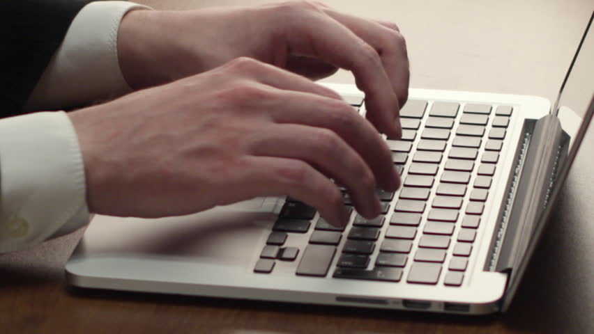 typing hands