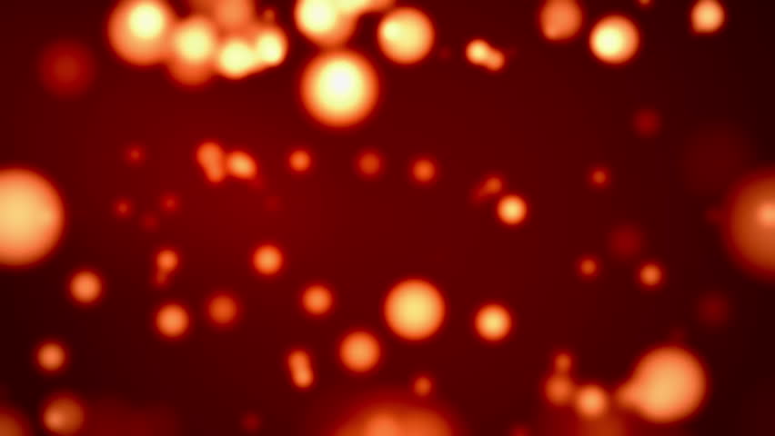 Looped Sparkling Motion Animation With Hot Sparks, Particles On Red ...