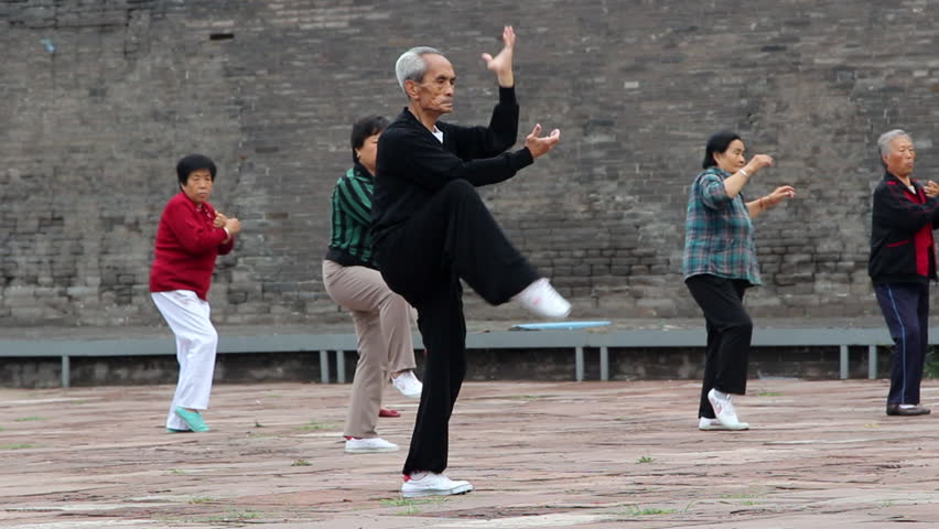 Image result for old man practicing tai chi