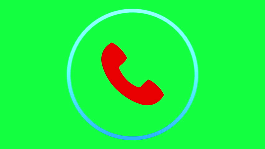 Incoming Call Icon Stock Footage Video (100% Royalty-free) 8384278