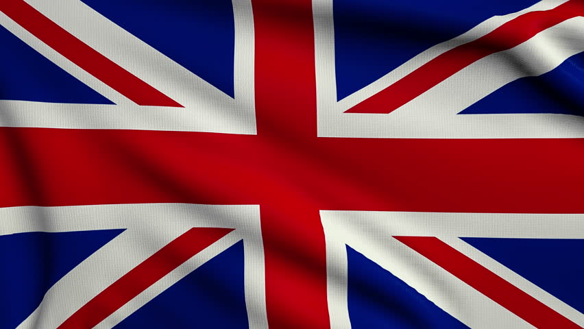 Realistic Ultra-HD Flag Of The United Kingdom Waving In The Wind ...