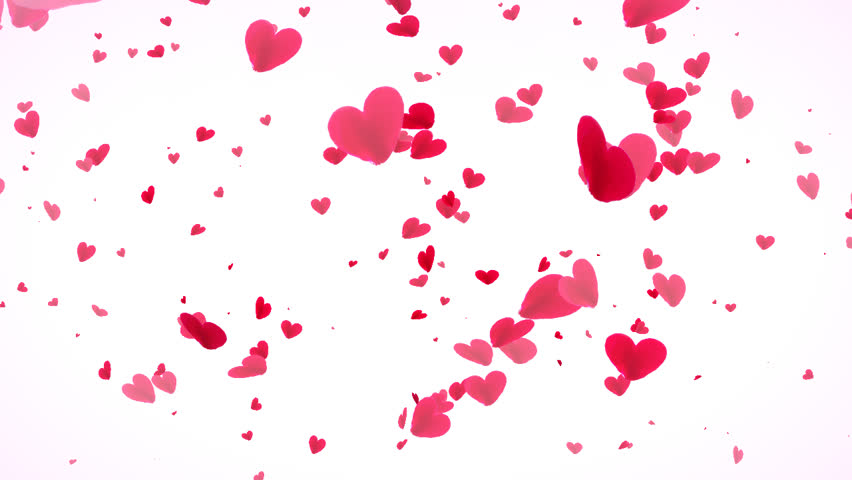 Falling Hearts Animation Stock Footage Video 15521707 | Shutterstock