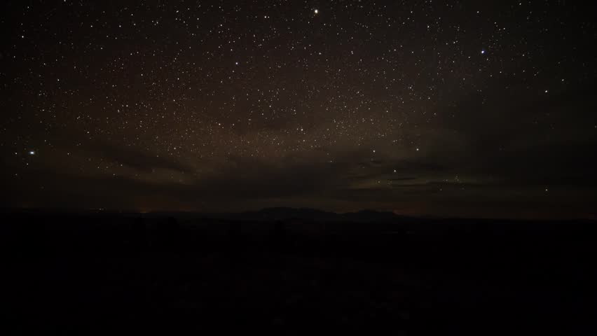 HD 30p Wide - Southern Night Sky In Time Lapse Near Tucson Arizona ...