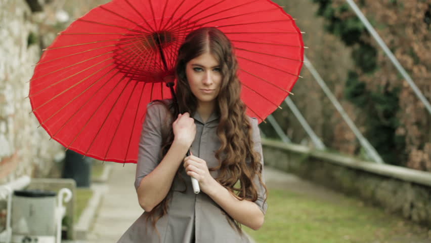 Elegant Fashion Model With Extremely Stockvideos Filmmaterial