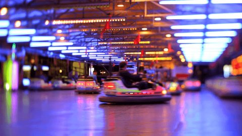 Bumper Cars At A Carnival Stock Footage Video 100 Royalty Free 0818 Shutterstock