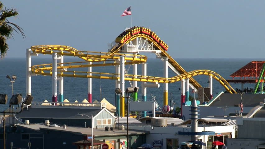 A Shot of Roller Coaster Stock Footage Video (100% Royalty-free) 894868 ...