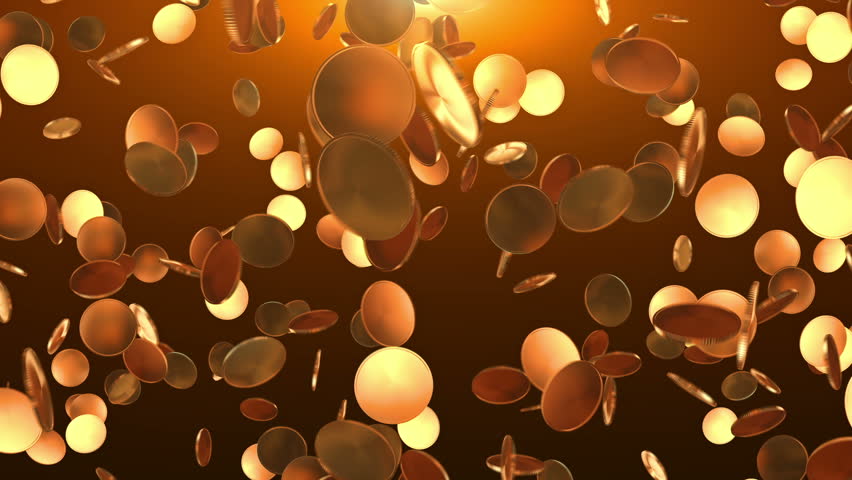 Raining Euro Coins Animation Videos de metraje en stock 3362243 ...