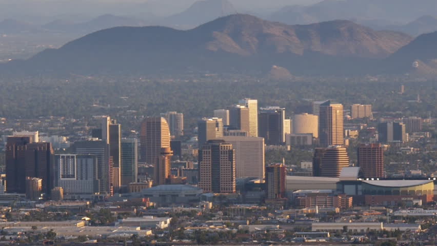 Phoenix Arizona Skyline Stock Footage Video | Shutterstock