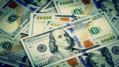 Indonesia Money And Us Dollar Stock Footage Video 100 Royalty Free One Hundred Dollars